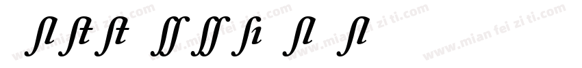 Keyboard Alternate SSi Bold Alternate字体转换